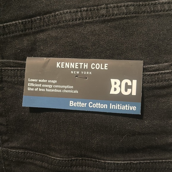 Men Kenneth Cole Black Jeans 44x30 - Picture 3 of 4